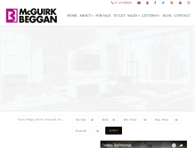 Tablet Screenshot of mcguirkbeggan.ie